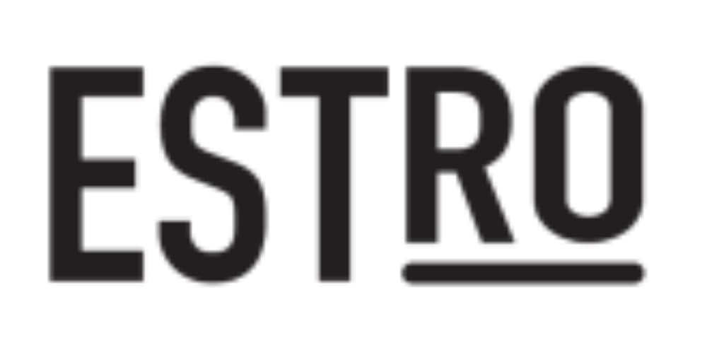 Entidades oficiais - sociedades internacionais. Logotipo ESTRO