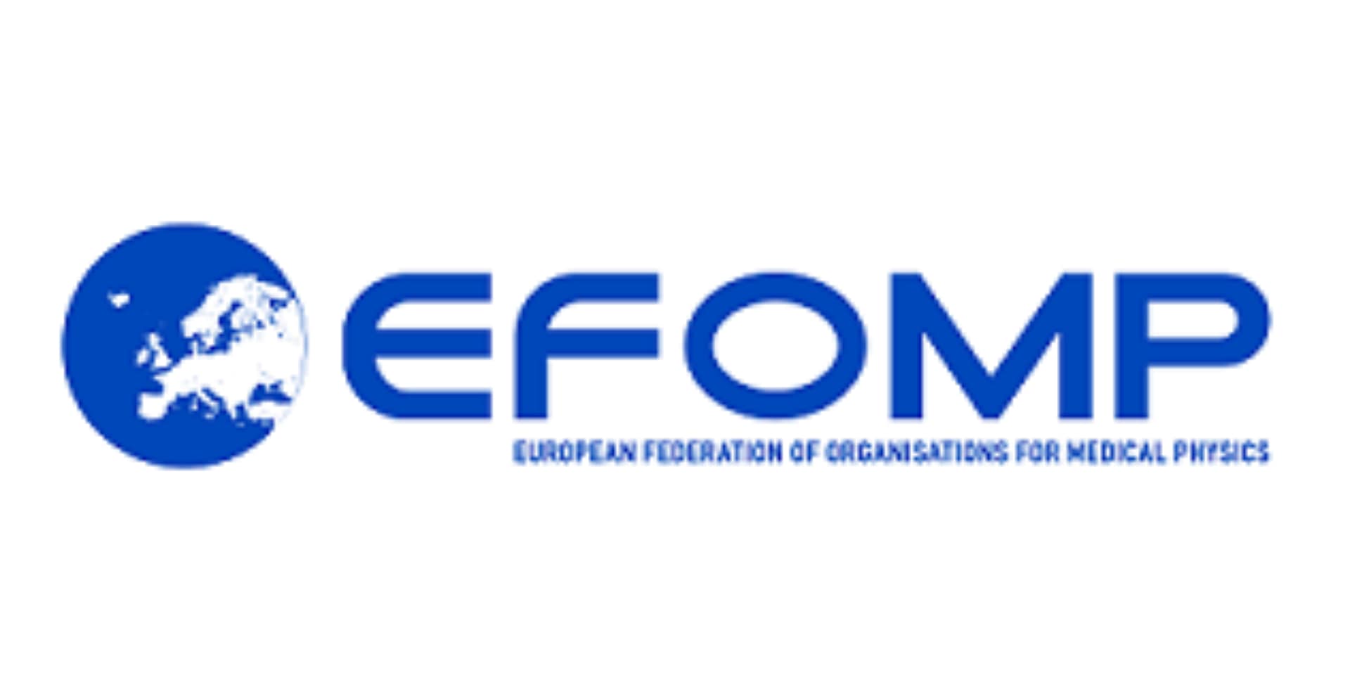 Entidades oficiais - sociedades internacionais. Logotipo EFOMP