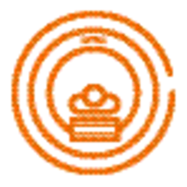 Logotipo laranja de radiologiareferente à escola Portuguesa de Física Médica apFisMed.